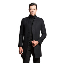 Load image into Gallery viewer, 2019 new men&#39;s high quality casual fashion jacket winter men&#39;s long section slim coat wool coat coat windbreaker jacket